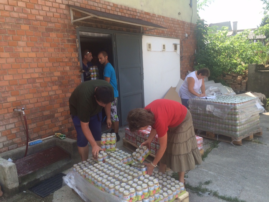 Hilfstransport nach Ungarn